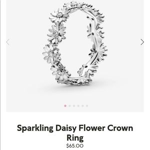 Pandora Flower Crown Daisy Ring